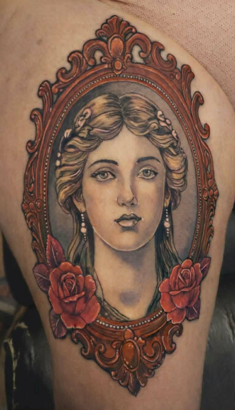 Portret în oglindă — lucrare MAX TATTOO